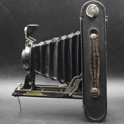 Pair of Vintage Film Kodak No. 2 & 2C Folding Autographic Camera