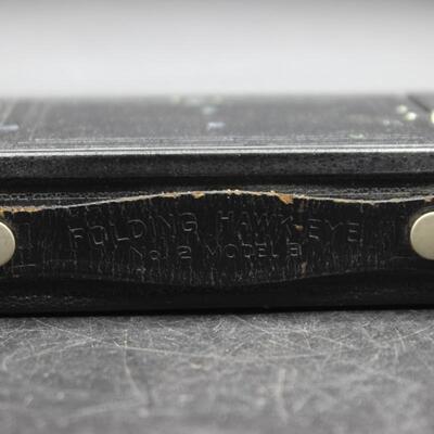 Pair of Vintage Film Cameras Kodak Premo No. 3A Folding Cartridge & Folding Hawkeye No. 2 Model B