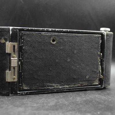 Pair of Vintage Film Cameras Kodak Premo No. 3A Folding Cartridge & Folding Hawkeye No. 2 Model B