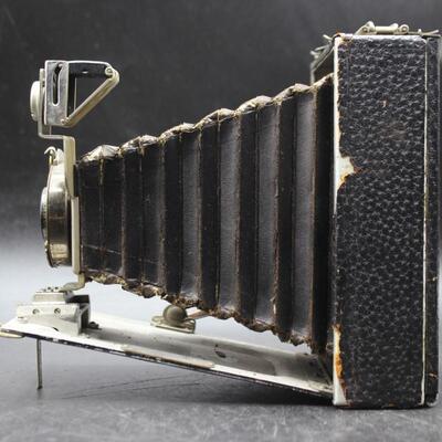 Pair of Vintage Kodak Fold Out Cameras Anastigmat Diomatic & Ball Bearing Film Cameras