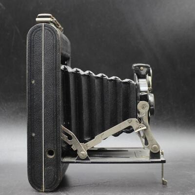 Pair of Vintage Kodak Fold Out Cameras Anastigmat Diomatic & Ball Bearing Film Cameras