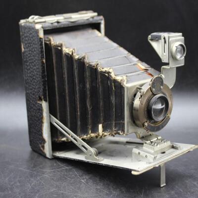 Pair of Vintage Kodak Fold Out Cameras Anastigmat Diomatic & Ball Bearing Film Cameras