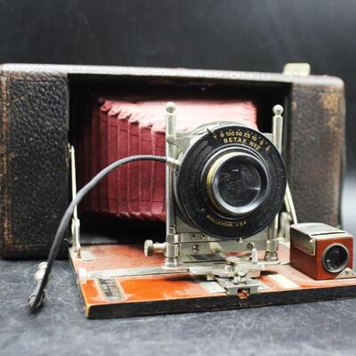 Antique Kodak Betax No. 10 Ansco Model A Fold Out Camera