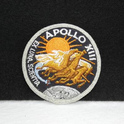 Vintage Nasa Apollo XIII Ex Luna Scientia Crew Patch Space Flight Odyssey Aquarius Apollo 13 Accident Astronauts Spacecraft authentic...