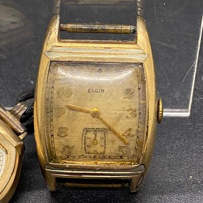 Vintage Watch Faces Elgin Kelton for Parts or Repair