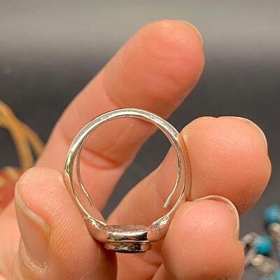 Southwestern Style Jewelry Lot Bolo Tie Ring Earrings