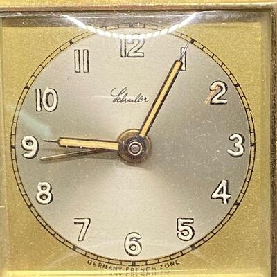 Antique C. Schuler KG Western Germany Desk Clock No Case