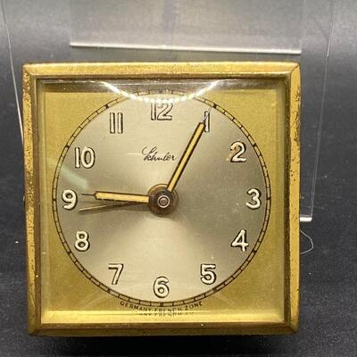 Antique C. Schuler KG Western Germany Desk Clock No Case