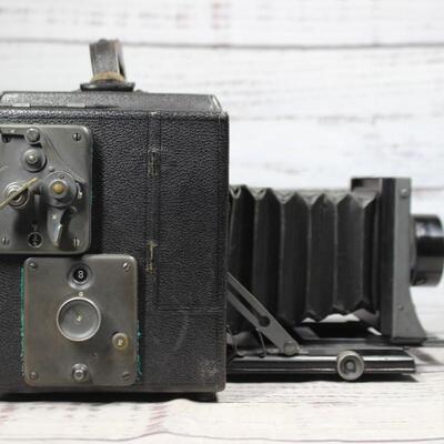 Antique Kodak Graflex 3A Rangefinder Bellows Camera Eastman Folmer & Schwing with Original Carrying Case & Instruction Manual