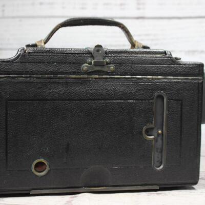 Antique Kodak Graflex 3A Rangefinder Bellows Camera Eastman Folmer & Schwing with Original Carrying Case & Instruction Manual