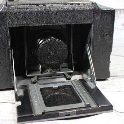 Antique Kodak Graflex 3A Rangefinder Bellows Camera Eastman Folmer & Schwing with Original Carrying Case & Instruction Manual