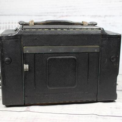 Antique Kodak Graflex 3A Rangefinder Bellows Camera Eastman Folmer & Schwing with Original Carrying Case & Instruction Manual