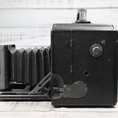 Antique Kodak Graflex 3A Rangefinder Bellows Camera Eastman Folmer & Schwing with Original Carrying Case & Instruction Manual