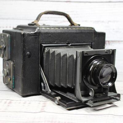 Antique Kodak Graflex 3A Rangefinder Bellows Camera Eastman Folmer & Schwing with Original Carrying Case & Instruction Manual