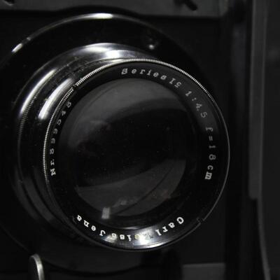 Antique Kodak Graflex 3A Rangefinder Bellows Camera Eastman Folmer & Schwing with Original Carrying Case & Instruction Manual