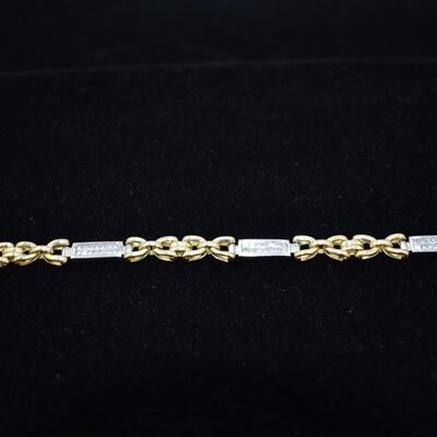 18kt Gold & Diamond Bracelet
