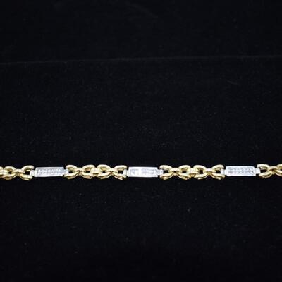 18kt Gold & Diamond Bracelet