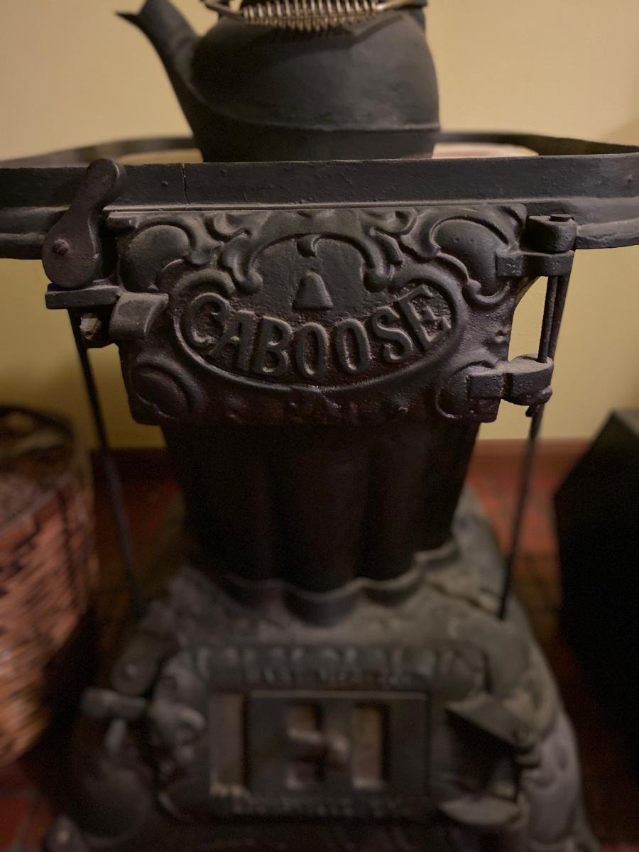 Antique Caboose coal/wood burning stove