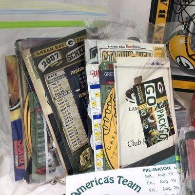 (129) PACKERS | Mixed Group of Schedules and Collectibles