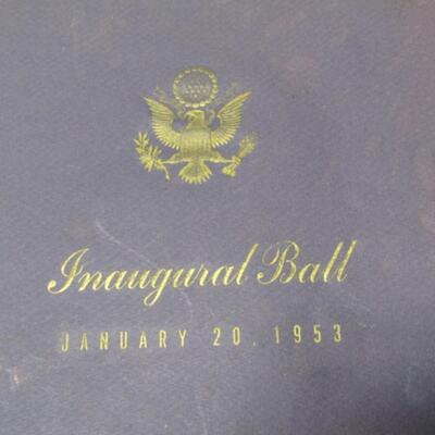 Program for the Inaugural Ball for Dwight Eisenhower- January 20, 1953 ...