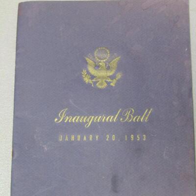 Program for the Inaugural Ball for Dwight Eisenhower- January 20, 1953 ...