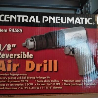LOT 99 CENTRAL PNEUMATIC AIR TOOLS WITH HOSE