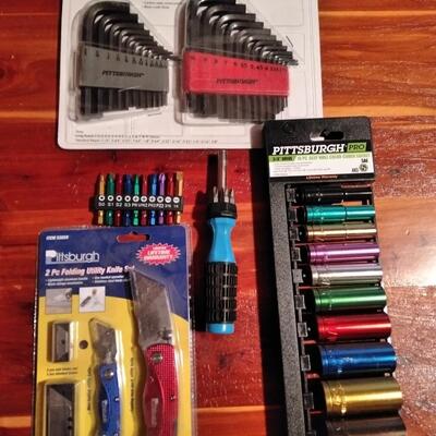 LOT 102 NEW IN PACKAGING TOOL SETS