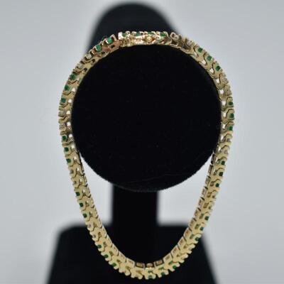 Diamond & Emerald Bracelet