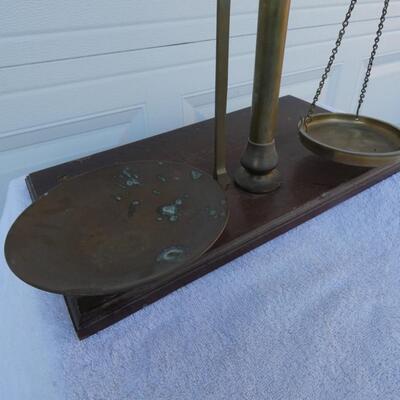 LIBRASCO English Scale from England - Brass & Wood 