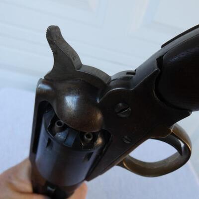 Replica  of 1851 Colt Navy style percussion revolver  Made in Italy .36 Cal. Cap & Ball Black Powder Only