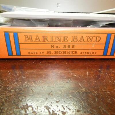 Marine Band Harmonica No. 365 Germany, HM. Hohner