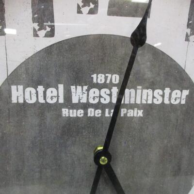 Hotel Westminster Rue De La Paix Oversized Wall Clock