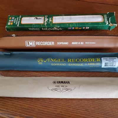 4 Soprano Recorders