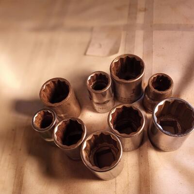 CRAFTSMAN VINTAGE 1/2 DRIVE SOCKETS