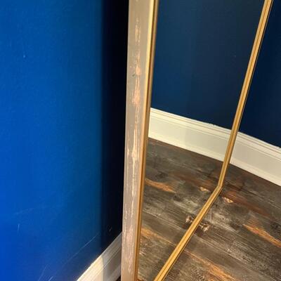 Tall Gold Trimmed Mirror *See Details