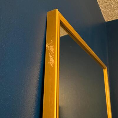 Tall Gold Trimmed Mirror *See Details