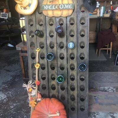 Vintage French Wine Riddling Rack