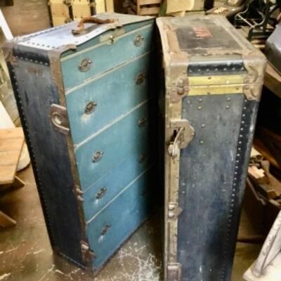 Antique Steamer Trunk