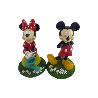 DISNEY ~ Assorted ~ Mickey & Minnie Mouse Figurines ~ Set of Five (5)