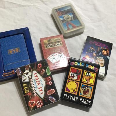 Lot of Vintage Playing cards. 3Sealed 3 open. Complete