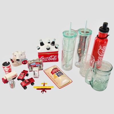 Assortment Of Sixteen (16) Misc Coca-Cola Items
