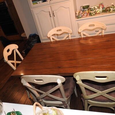 Farmhouse  Table and Chairs by Pier1