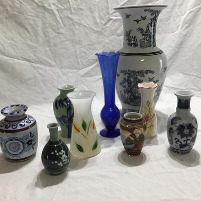 Lot Of Miscellaneous Vases.