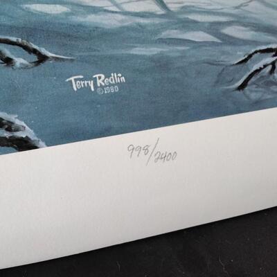 Terry Redlin Night Watch Signed and numbered 998/2400 Strict Limited