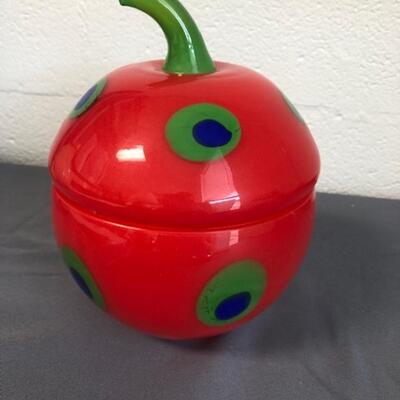 Glass apple by Shafaq Malik for Barovier and Toso