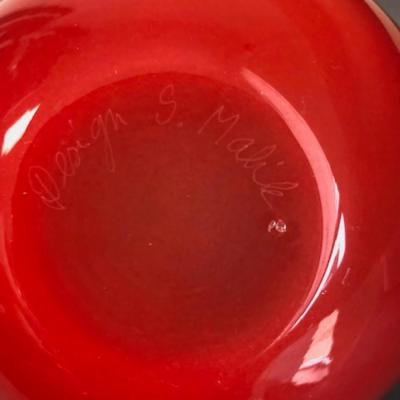 Glass apple by Shafaq Malik for Barovier and Toso