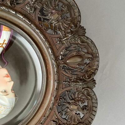 Continental Nun Plate Attributed to Carl Joseph Knoll Porcelain Factory