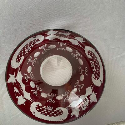 Egermann Bohemian Ruby Bowl