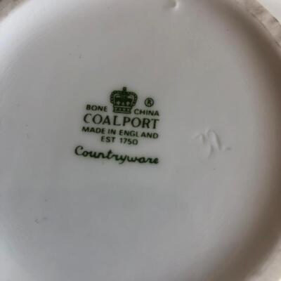 Coalport bone china tea service with platter