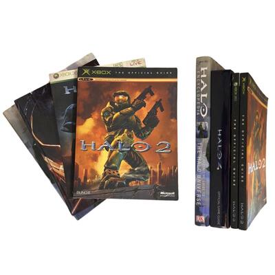 HALO ~ Set of Four (4) ~ Game Guides & Encyclopedia